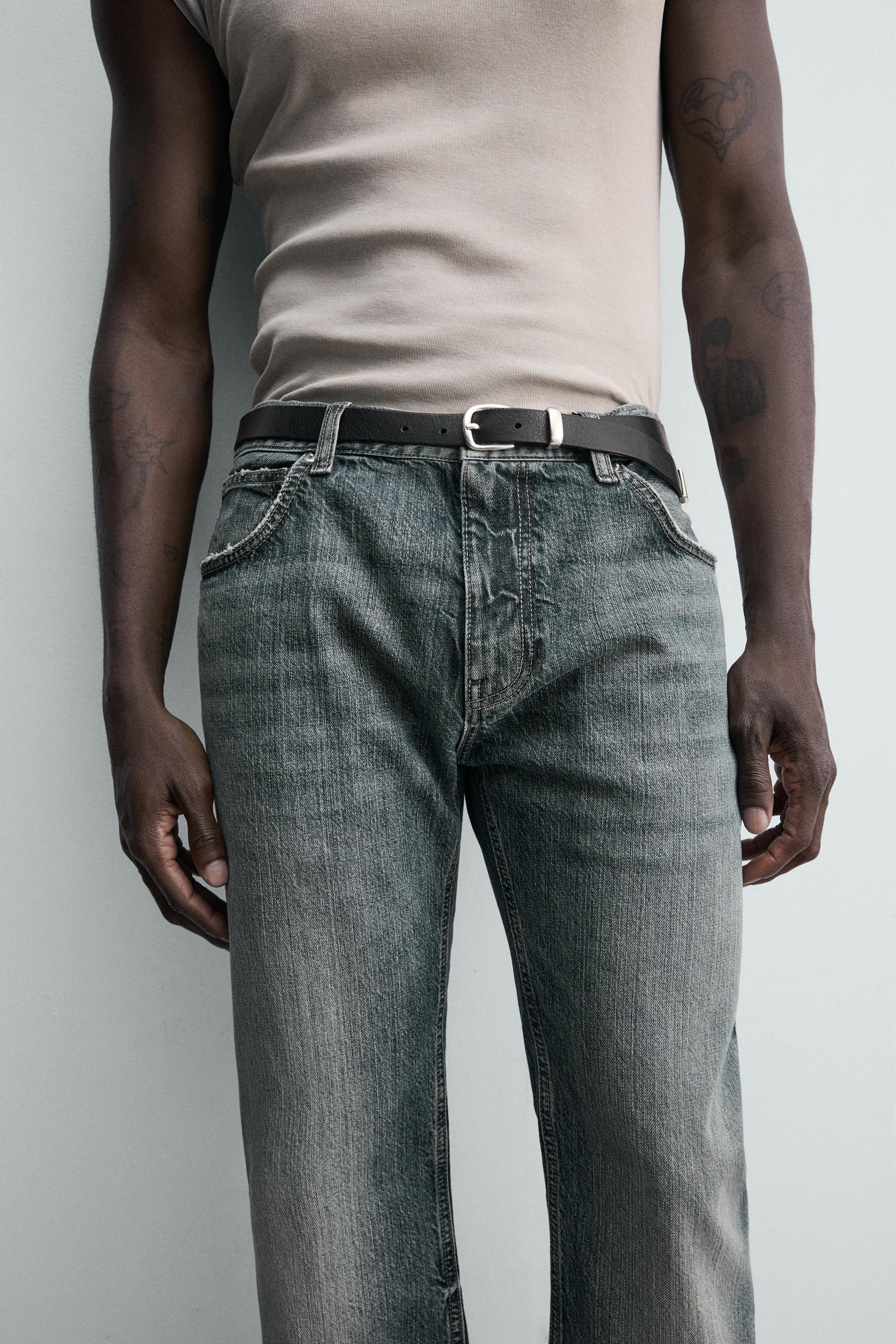 JEAN DROIT BOOTCUT À OUVERTURES